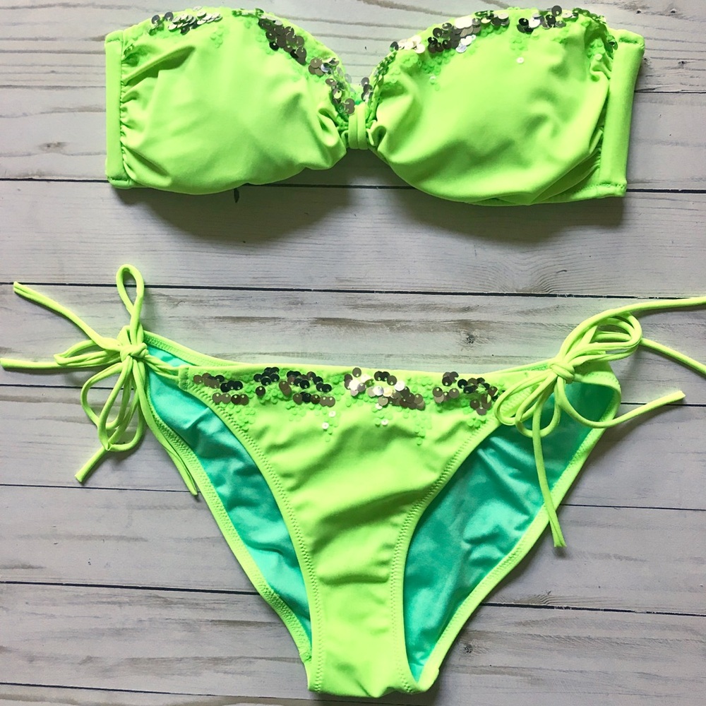 💵5 FOR $25💵 Victoria’s Secret Bikini Neon Green